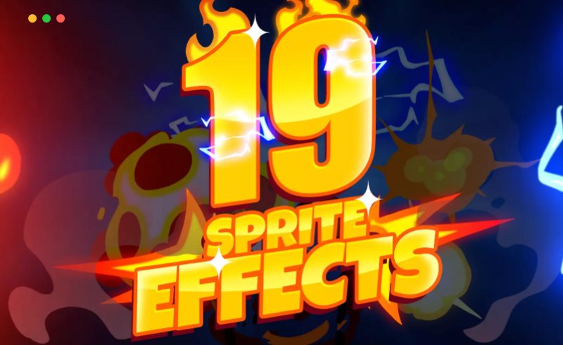 Unity – 19 种精灵粒子特效 19 sprite effects