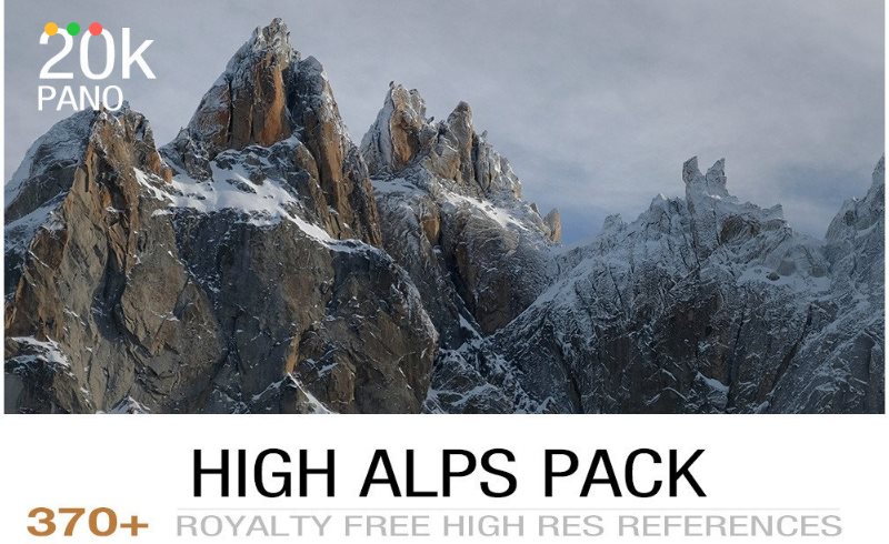 370 张阿尔卑斯山脉 HIGH ALPS PACK