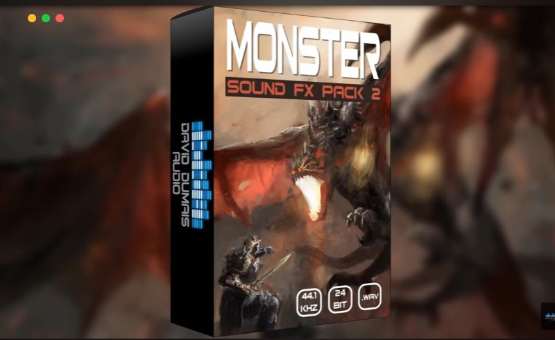 Unity音效 – 怪物音效包 Monster Sound FX Pack 2
