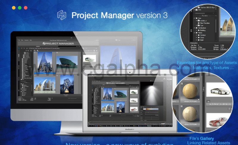 3Dmax插件 – 项目管理插件3d-Kstudio Project Manager