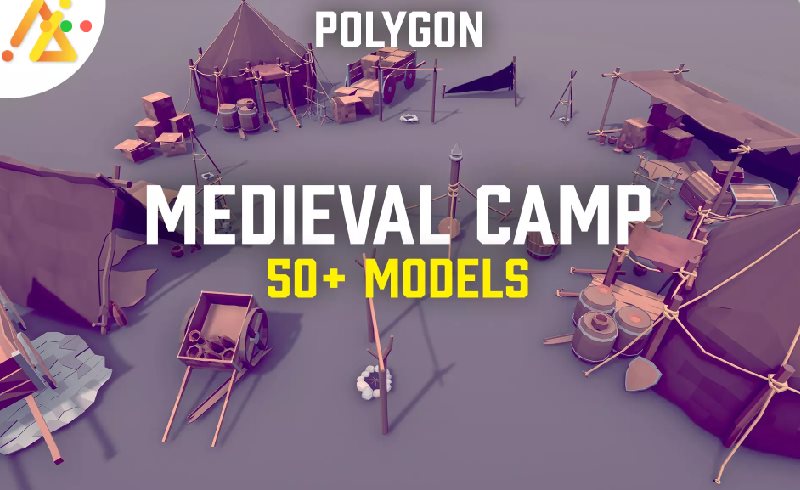 Unity – 风格化中世纪营地 POLY – Medieval Camp