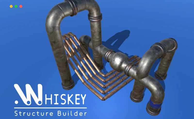 Unity插件 – 管道电缆生成器插件 Whiskey Structure Builder