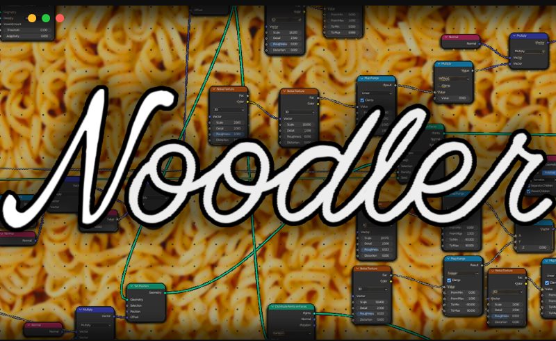 Blender插件 – 快捷编辑插件 Noodler