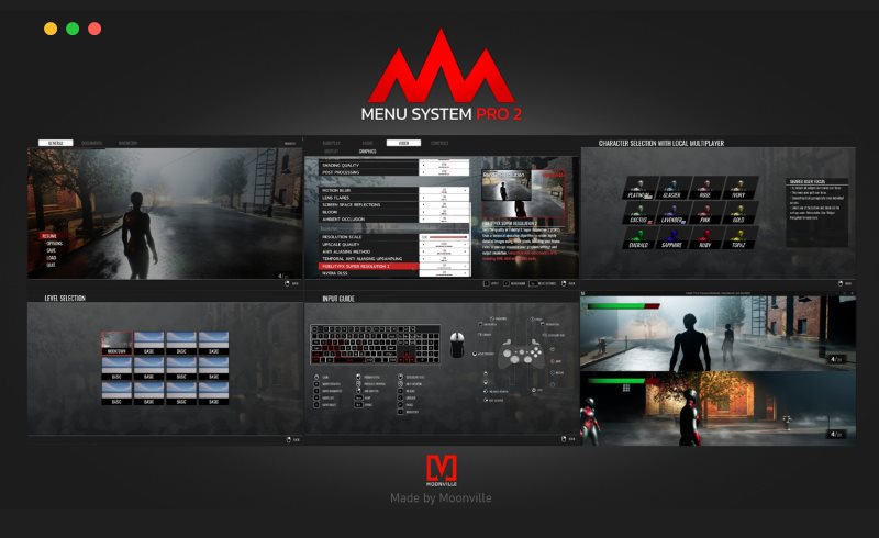 【UE4/5】菜单系统专业版 Menu System Pro