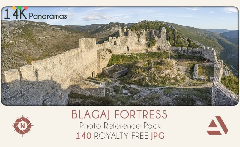 140 张巴格拉堡垒照片参考 Photo Reference Pack Baglaj Fortress