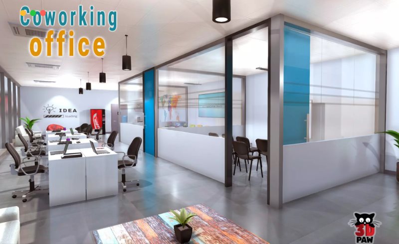 Unity – 办公室场景 Coworking office