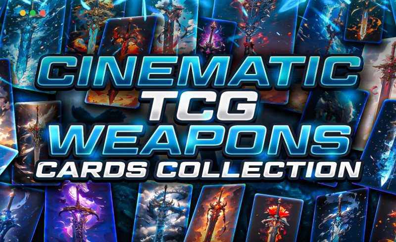 【UE5】武器卡合集 Cinematic TCG Weapons Cards Collection