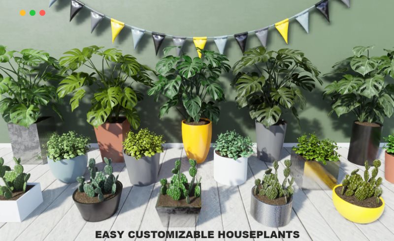 【UE4/5】热带室内植物 Tropical House Plants