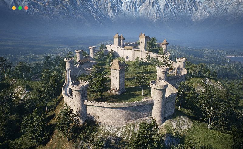 【UE5】模块化中世纪城堡 Medieval Castle Modular Vol 1