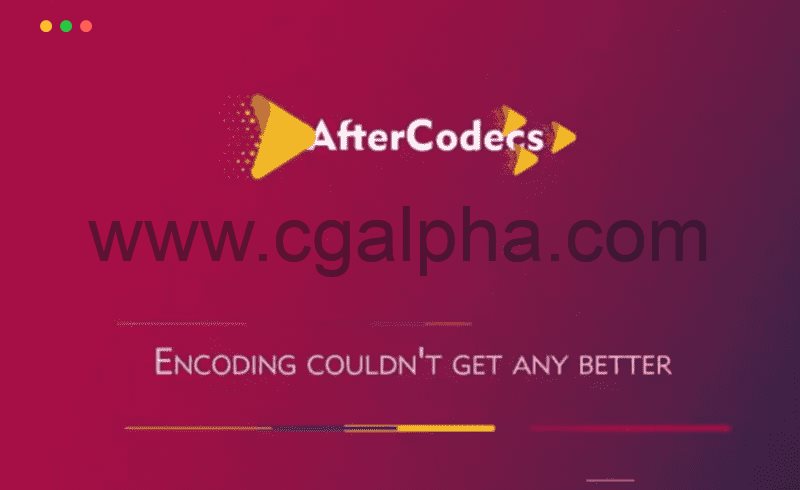 AE/PR/ME插件 – 加速渲染渲染编码Aescripts AfterCodecs