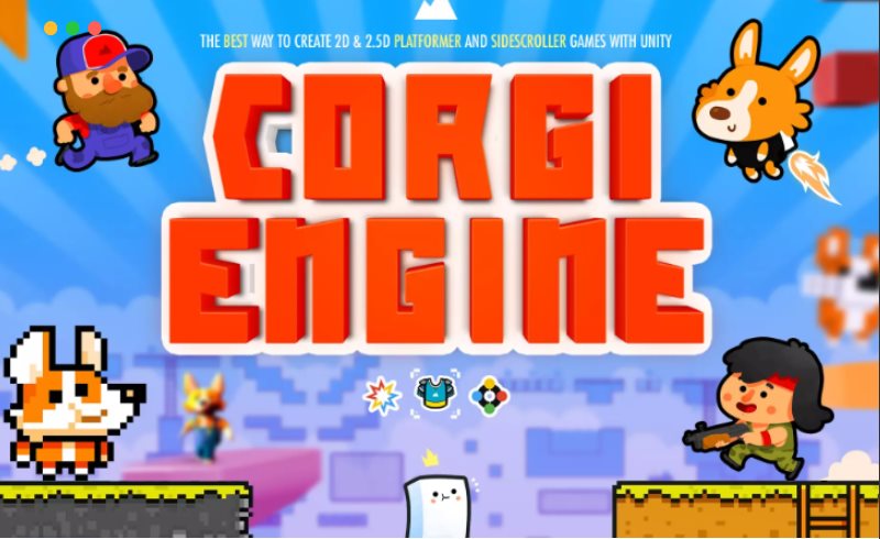Unity插件 – 游戏开发引擎 Corgi Engine – 2D + 2.5D Platformer