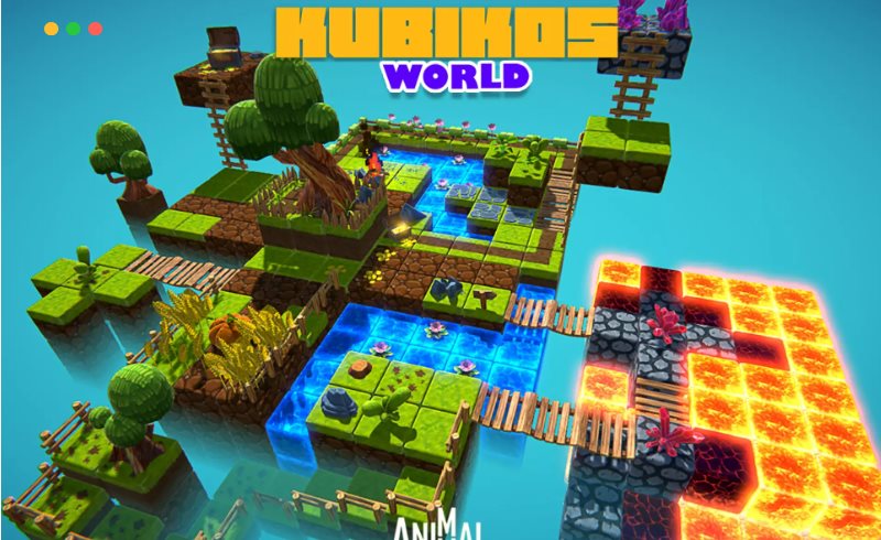 Unity – 风格化游戏关卡  KUBIKOS – 3D Cube World