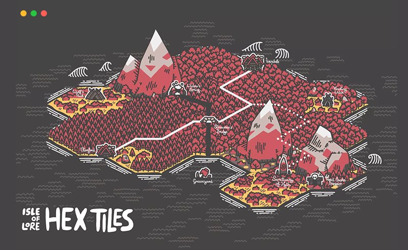 Unity – 岛屿生成器 Isle of Lore: Hex Tiles