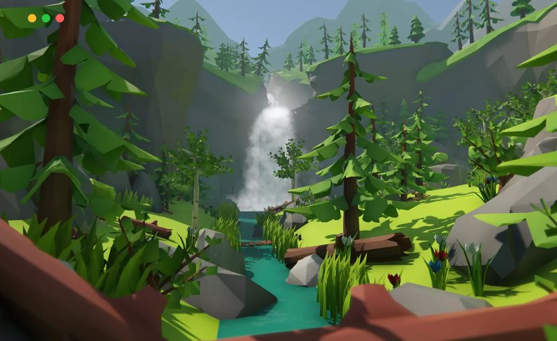Unity – 风格森林环境 Lowpoly Style Forest Environment