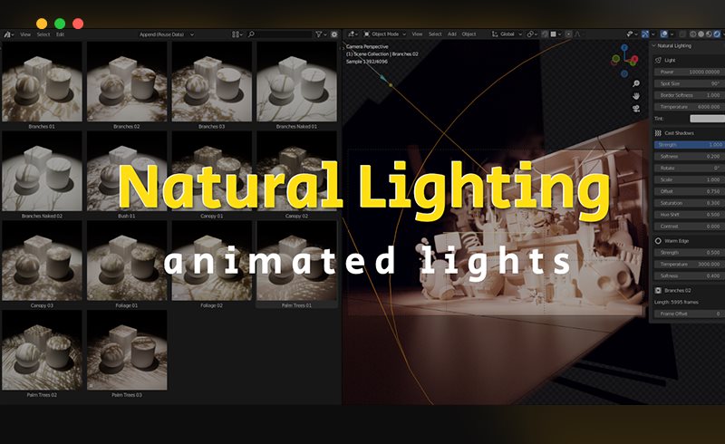 Blender插件 – 自然光预设 Natural Lighting