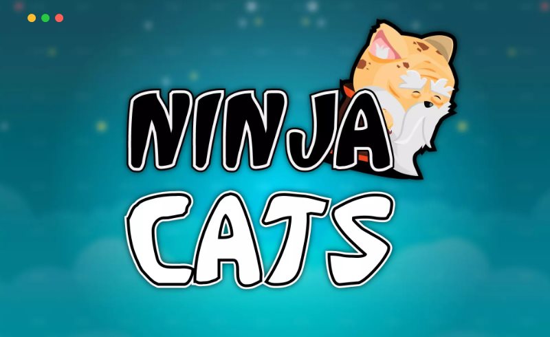 Unity角色 – 忍者猫角色包 2D Ninja Cats Character Set (Spine)