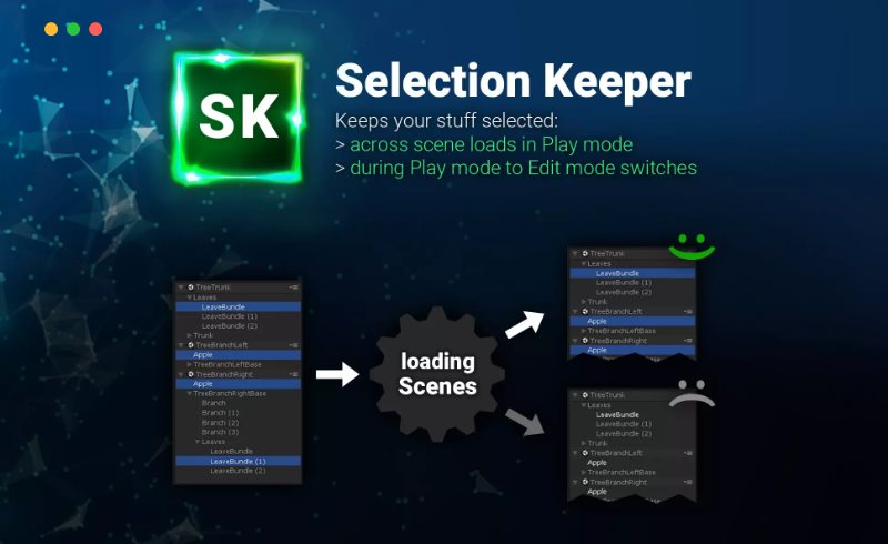 Unity插件 –  程序守护 Selection Keeper for Unity