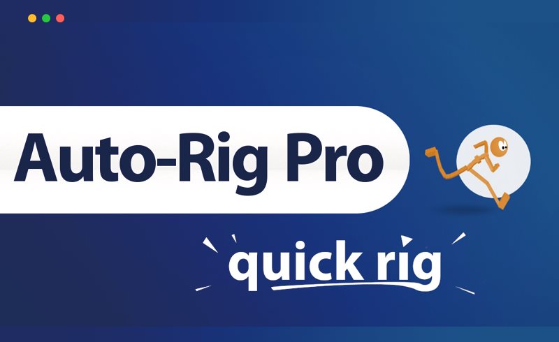 Blender插件 – 自动绑定插件 Auto-Rig Pro: Quick Rig
