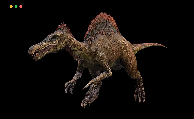 模型资产 – 侏罗纪棘龙 Spinosaurus