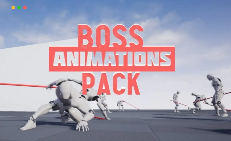 【UE4/5】角色动画包 Boss Animations Pack
