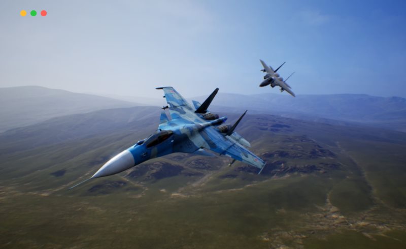 【UE5】多人单人飞机战斗系统 Multiplayer & Single player Aircraft Battle System V2