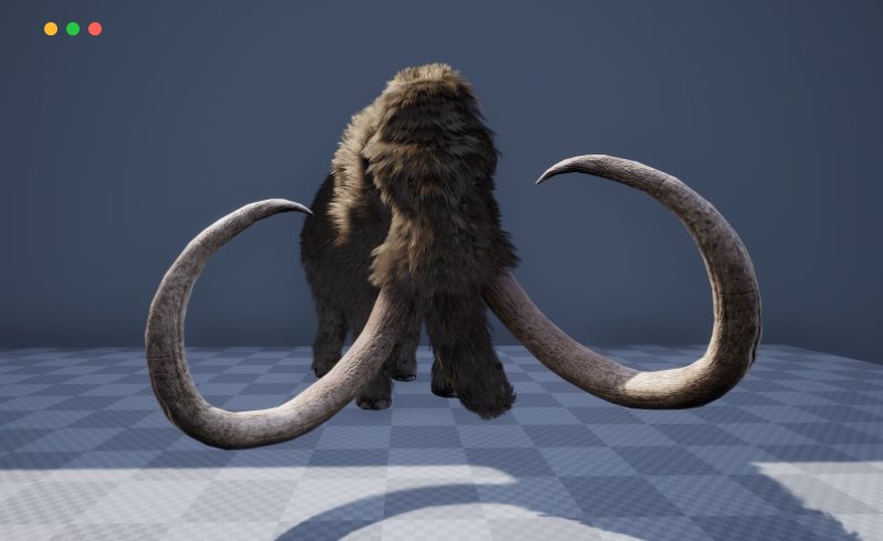 【UE4/5】猛犸象 ROG Creatures: Mammoth