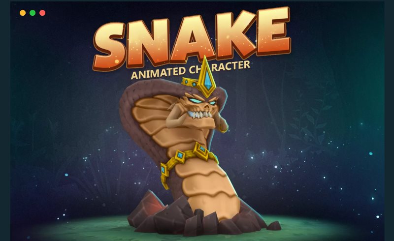 Unity – 蛇动画 Snake animated character