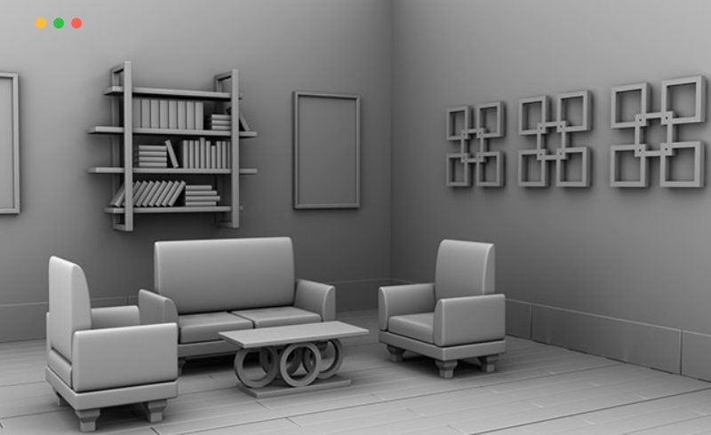 Maya教程 – 在Maya中创建家具模型 Furniture Design with Maya : Living Room