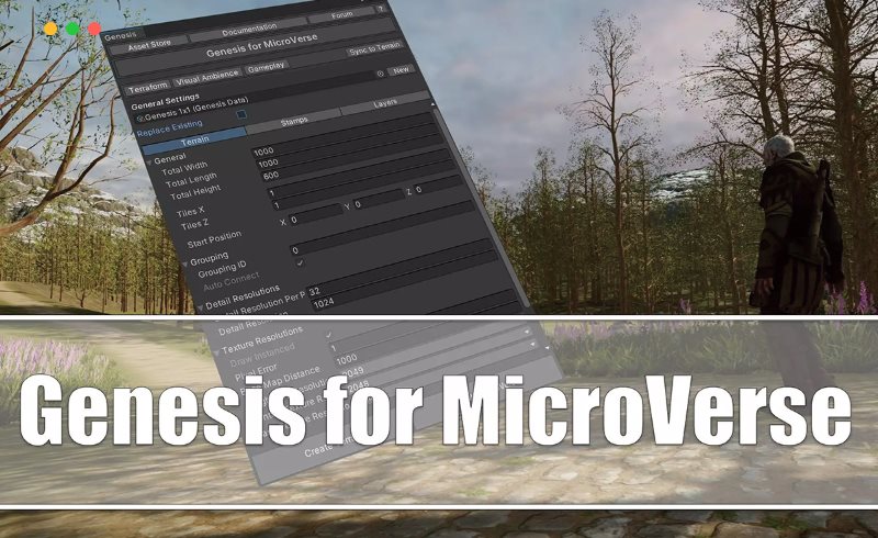 Unity插件 – Genesis for MicroVerse