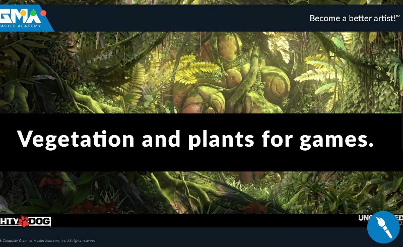 【中文字幕】游戏中植被和植物创建全流程 Vegetation & Plants for Games