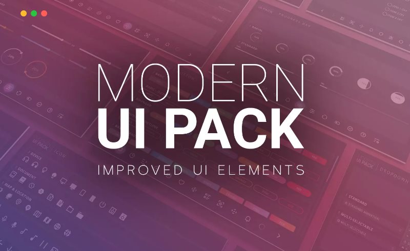 Unity – 用户界面资产包 Modern UI Pack