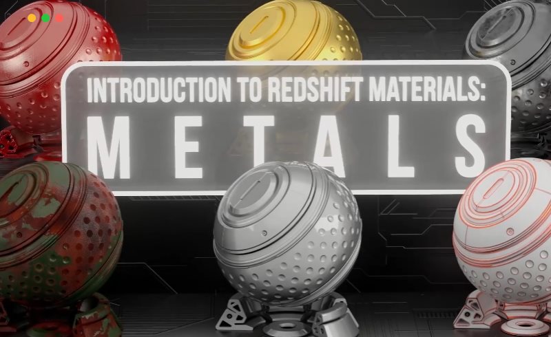 C4D教程 – RS材质中级教程 Demystify Redshift Materials in C4D