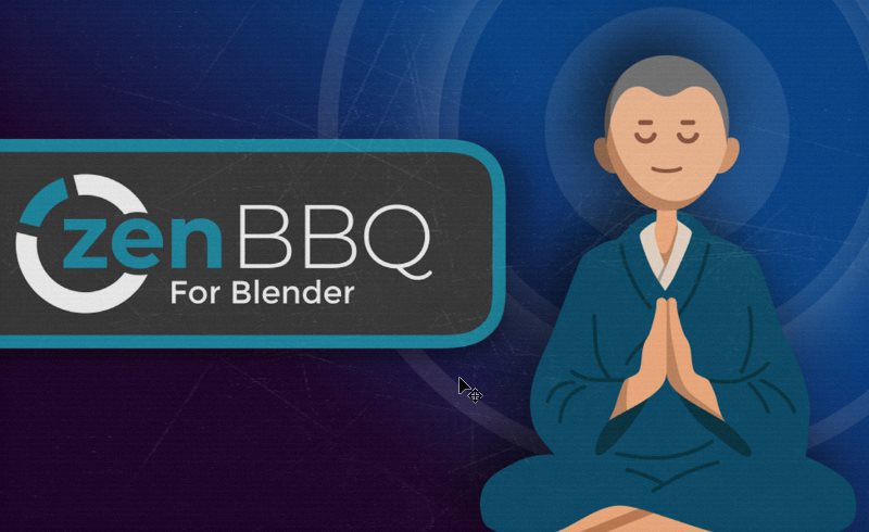 Blender插件 – 可视化倒角工具 Zen BBQ