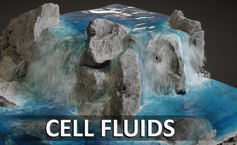 Blender插件 – 流体模拟插件 Cell Fluids