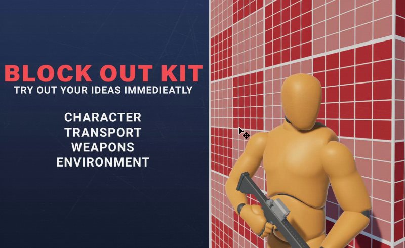 Unity – 游戏开发资产 BlockOut Prototype Kit