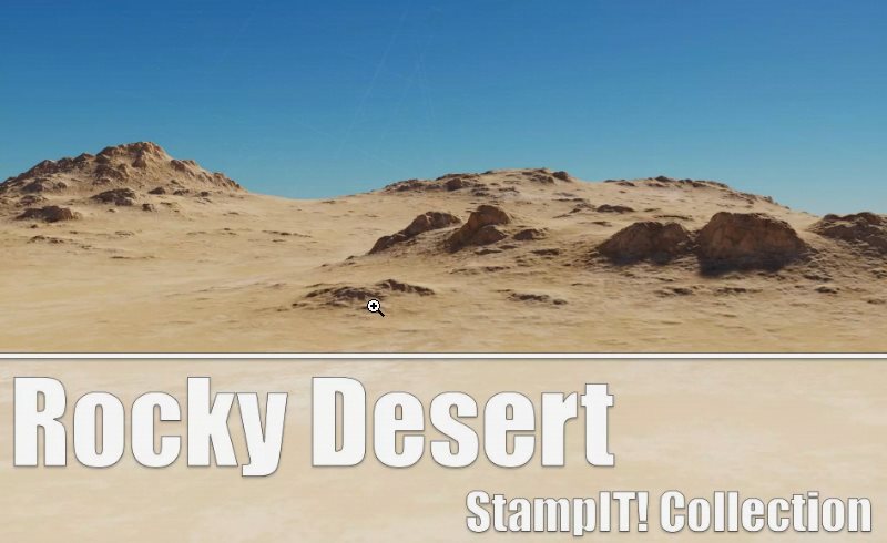 Unity – 洛基沙漠 Rocky Desert – StampIT