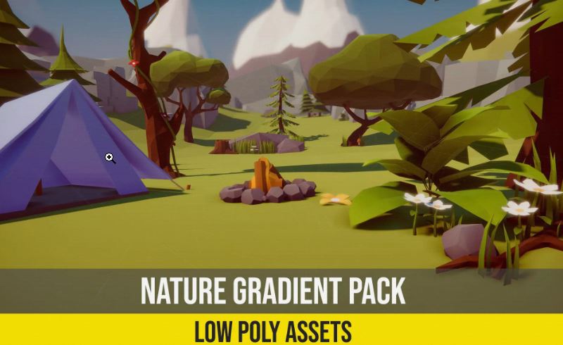 Unity – 风格化自然环境 Low Poly Nature Gradient Pack