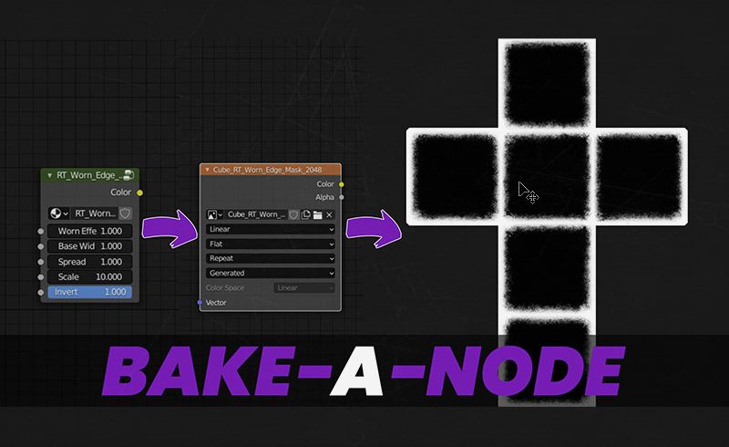 Blender插件 – 烘焙节点 Bake-A-Node