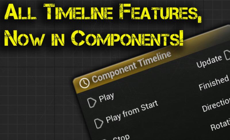 UE5插件 – 时间线组件 Component Timeline
