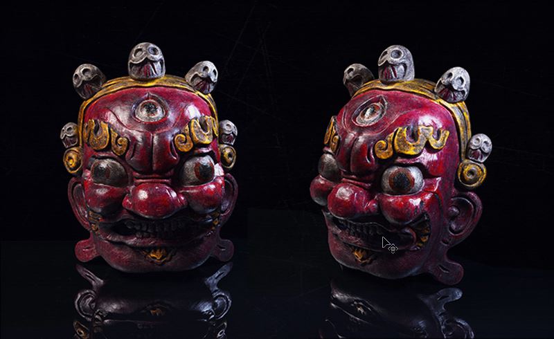 【中文字幕】藏传佛像面具绘制制作教程 Photo-Realistic Texturing in Mari Buddha Mask Full Course