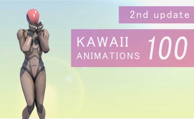 【UE5】可爱动画 KAWAII ANIMATIONS 100