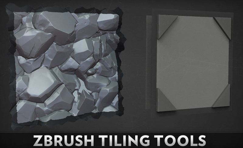 Zbrush插件 – 平铺工具 Zbrush Tiling Tools
