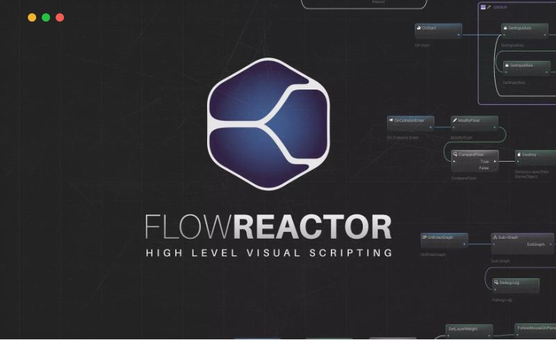 Unity插件 – 高级可视化脚本 FlowReactor High level visual scripting