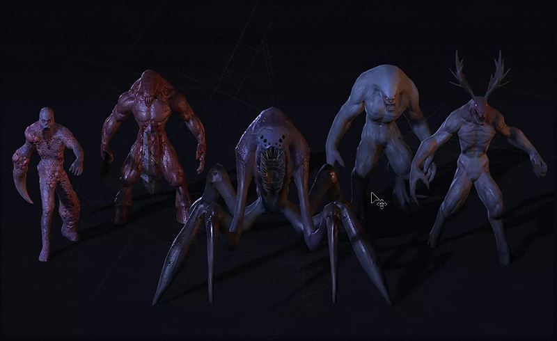 Unity – 恐怖生物 Horror Creatures