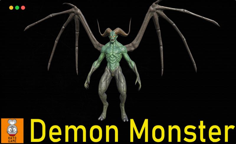 【UE4/5】游戏角色 Animated Demon