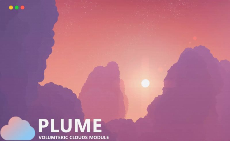 Unity插件 – 风格化体积云 COZY: Plume – Volumetric Clouds Module