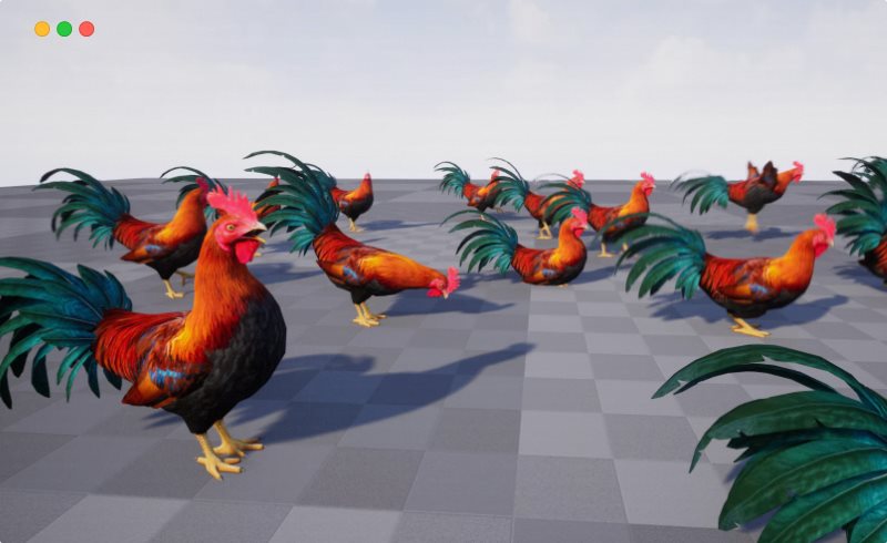【UE5】公鸡 Rooster