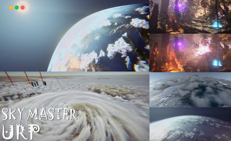 Unity插件 – 动态生态系统 Sky Master ULTIMATE: Volumetric Skies, Clouds & Weather