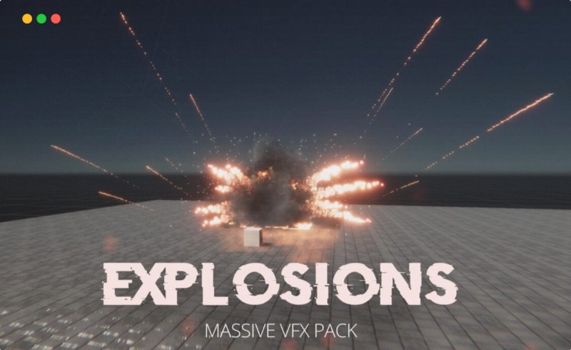 Unity特效 – 大规模爆炸特效 Unity Massive VFX Explosions Pack