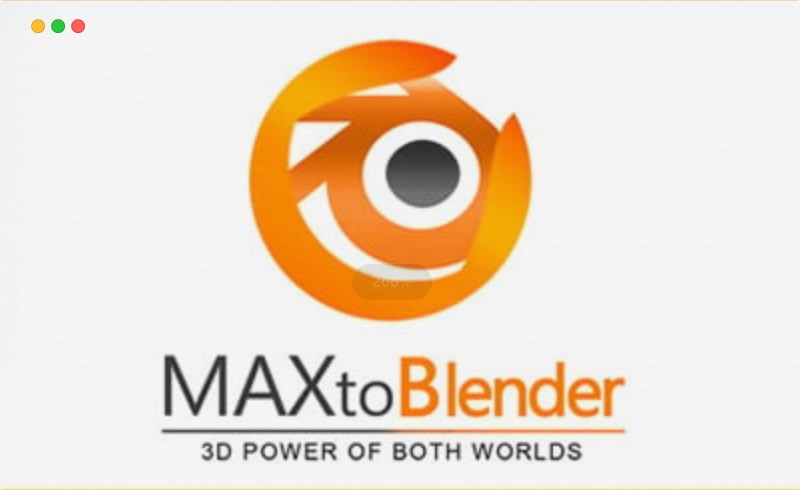 桥接插件 – MaxToBlender 2024 模型场景传输插件